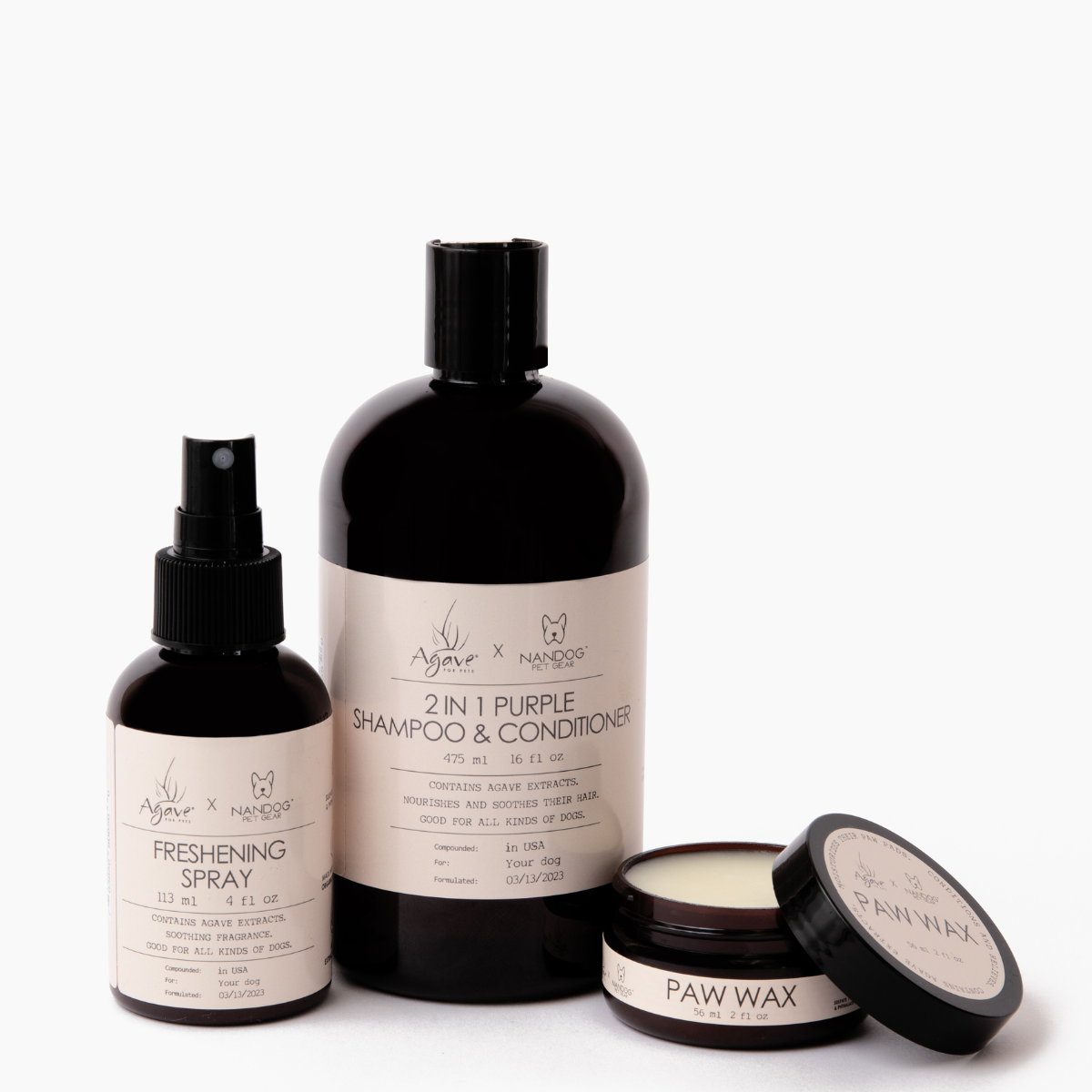 Agave pet daily care bundle